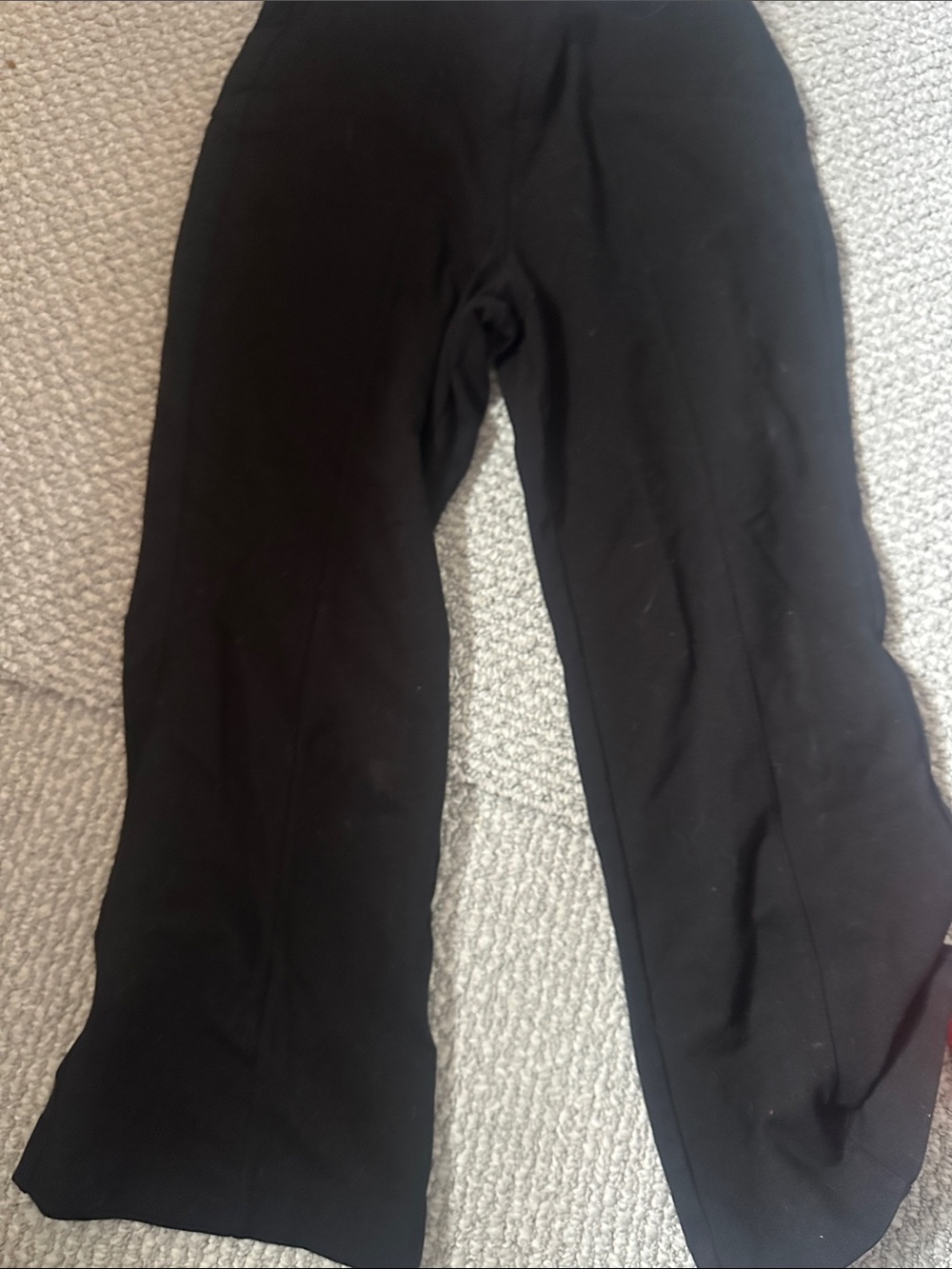 Liverpool Black Wide-Leg Pants